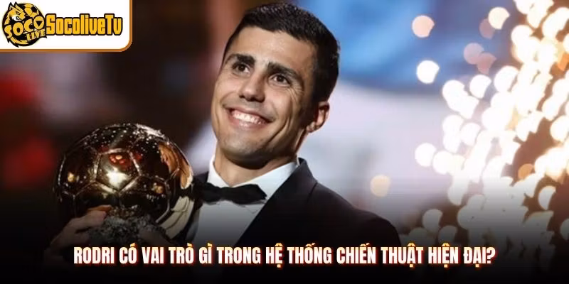 Rodri Có Vai Trò Gì Trong Hệ Thống Chiến Thuật Hiện Đại?
